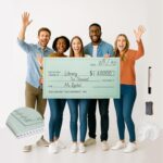 Giant Check for Presentations, 36 x 16 Dry Erase Big Blank Check, Fake Check, Oversized Checks for Fundraisers, Prizes, Awards,Retirement, Charity & Donation Events - Image 2