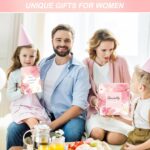 Birthday Gifts for Women, Relaxing Spa Gift Baskets for women, Rose Self Care Get Well Soon Gifts for Her Friend Daughter Sister Wife Coworker Nurse Teacher - Image 8