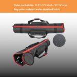 MagicLine Tripod Carrying Case Bag 41x7.9x7.9inch, with 2 Outer Pockets+1 Inner Pocket+3 Inner Compartments, Padded Carry Case for Light Stands,Mic Stands,Tripods,Monopods - Image 4