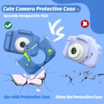 Upgrade Dinosaur Kids Camera, Christmas Birthday Gifts for Girls Boys 3-12, 1080P HD Selfie Digital Video Camera for Toddlers, Cute Portable Little Girls Boys Gifts Toys for 3 4 5 6 7 8 9 Years Old - Image 8