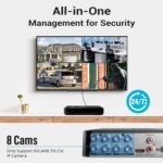1080P 8CH Surveillance DVR Recorder H.265+ Standalone 4-in-1 CCTV Digital Video Recorder DVR for Security Camera Home Surveillance System, Mobile APP & PC Remote (No Hard Drive) - Image 3