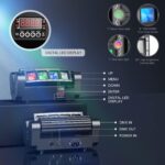 U`King Spider Moving Head Light 8x10W RGBW LEDs Beam DJ Lights and 2 Pixel Light & Laser Lights, Sound Activated/DMX-512 Control Party Disco Wedding Live Stage Lighting, 3 in 1 New Version - Image 3