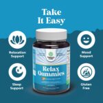 Pure Calm and Relaxing Magnesium Supplement - Magnesium for Stress Support & Rest Ease for Adults - High Absorption Mg Citrate Gummies with L Theanine & Ashwagandha for Muscle Cramps - 90 Count - Image 6