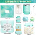 Happy Birthday Gifts for Women Self Care Gift, Relaxing Care Package Get Well Soon Spa Gift Basket with Luxury Blanket, Mothers Day, Brithday Gifts for Mom Her Friend Sister Wife - Image 3