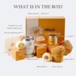 Birthday Gifts for Women, Spa Care Package Gifts Basket Unique, Sunshine Get Well Soon Sunflower Presents Gift Box Set for Women Mom Sister Best Friend Teacher - Image 10