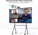 JAV Smart Board 86" Interactive Whiteboard 4K Touchscreen, Digital Presentation Electronic Smart Whiteboard Built-in Camera for Classroom Home Office Studio (Wall Mount Included) - Image 4