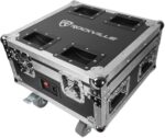 Rockville ROCKWEDGE PACKAGE BLACK (6) Battery-Powered Wireless DMX Par Lights, RGBWA+UV, Rechargeable, Charging Case, Remote, 36-Hour Battery, for Mobile DJs and Event Lighting - Image 3