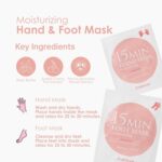 15 Min Pamper Me Kit by Naisture – Korean Spa and Skincare Kit for Women with Hair Mask, Hand and Foot Masks, Eye Mask, and Face Masks - Image 6