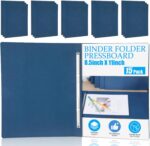 Zhanmai 15 Packs 8.5'' x 11'' Pressboard Report Covers, Metal Prong Fastener with Compressor, Letter Size, 3'' Capacity, Presentation Report Folder to Neatly Bind Reports, Proposals, Documents (Blue) - Image 2