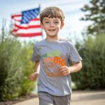 Kids Christian Shirt Toddler Created with a Purpose Shirt Boys Girls Bible Verse Religious Clothes 2-7 Years - Image 4