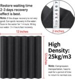 24 Packs Acoustic Foam Panels 2" X 12" X 12", Soundproofing Foam Noise Cancelling Foam with 120 PCS Double-Side adhesive - Image 6