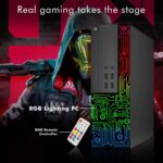 Dell Gaming OptiPlex Desktop RGB Computer PC, Intel Core i5, AMD RX 550 4GB GDDR5, 16GB RAM, 512GB SSD, 24 Inch HDMI Monitor, RGB Keyboard Mouse and Headset, WiFi, Windows 10 Pro (Renewed) - Image 5