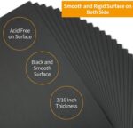 30 Pack Foam Boards 11x15 Inch Foam Core Baking Boards 3/16”Thick Mat Foam Poster Boards Black Polystyrene Foam Board Signboard for Presentations School Office & Art Crafts Projects - Image 5