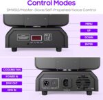 150W Moving Head Light 8 LEDs RGBW 360°Rotation DJ Light DMX 512 14CH with Sound Activated Moving Head Beam Stage Lights for Disco Wedding Parties Live Show Bar - Image 4