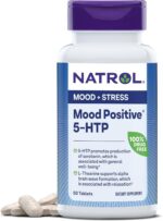 Natrol Mood Positive 5-HTP and L-Theanine for Balanced Mood and Relaxation, 50 Tablets, Up to a 50 Day Supply - Image 2