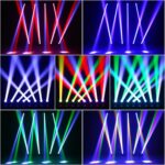 U`King 40W LED Moving Head Light RGBW Beam Lighting Stage Lights with DMX Sound Activated Auto Mode for Parties Wedding Clue Live Band Show Church - 6 Pack - Image 4