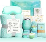 Happy Birthday Gifts for Women Self Care Gift, Relaxing Care Package Get Well Soon Spa Gift Basket with Luxury Blanket, Mothers Day, Brithday Gifts for Mom Her Friend Sister Wife - Image 2