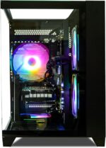 LXZ Gaming PC Desktop, I5-12400F, 2.5GHz, GeForce RTX 3050 6GB, 16GB DDR4 RAM, 1TB NVME SSD, for Gaming and Work, Black - Image 6
