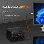 Mini PC P4 Plus, AMD Ryzen 7 5825U Mini Computers, 16GB DDR4 RAM, 512GB NVME SSD, 4K Triple Display, Dual 2.5G LAN, Wi-Fi 6/BT5.2 - Image 8