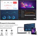 TIBURN HQ Board 75" R2 MAX，Smart Board 4K UHD Touch Screen All-in-One Computer for Office and Classroom with Windows 11 Pro & Open App Ecosystem - Image 4
