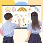 JAV Smart Board, 65'' 4K UHD Interactive Whiteboard, All in One Smartboard for Office, Digital Smart Whiteboard Built in Dual System and 13MP Camera for Classroom (Wall Mount Included) - Image 3