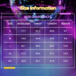 Mens 70S Disco Outfits Sequin Shirt Short Sleeve Button Down Shirts Party Novelty Shirts Nightclub Christmas Prom Costume - Image 8