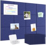 Smarpau Large Cork Board 48"x36", Bulletin Board for Walls, 12 Pack Pin Board Felt Corkboards with 35 Pushpins 50 Removable Security Stickers, Cork Boards for Office Home Decor - Image 2