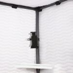 Portable Vocal Booth - Studio Grade Echo-Free Recording Booth for Voiceover, Podcast & Singing, Home Studio/Sound Isolation Booth with Light & Travel Bag (Wave-BLK+WHT, L) - Image 9