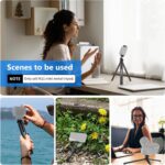 NEEWER Mini Metal Tripod, Table Stand, Desktop Compact Tripod Compatible with Crane M2, Smooth Q2, Gimbal Grip Stabilizer and All Cameras - Image 8