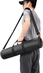 22in/55cm Tripod Carrying Case, Heavy Duty Nylon Bag with Shoulder Strap, Padded for Light Tripods, Monopods, Umbrellas, Softboxes, Boom Stands, Speaker Stands - Image 9