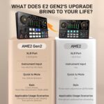 MAONO Podcast Equipment Bundle for 2: Audio Interface Mixer with 2 XLR Condenser Mic Noise Reduction Podcast Streaming MaonoCaster E2 Gen2B - Image 8