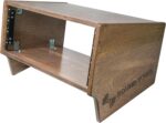 Sound Town DIY 4U Angled Desktop Turret Studio Rack with Solid Baltic Birch Plywood, Weathered Brown, Assembly Required (SDRK-Y4SLB) - Image 6