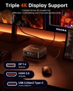ACEMAGICIAN Mini PC Gaming, AMD Ryzen 5 7430U (Equivalent to 5850U, 6C/12T, Up to 4.3Ghz), 16GB DDR4 512GB SSD Mini Computers Micro Desktop PC 4K Triple Display WiFi6 BT5.2 for Gaming Office Home - Image 8