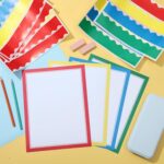 Henoyso 116 Sheets Science Fair Board Supplies 20 Printable Presentation Science Subtitles 80 Scalloped Bulletin Borders 8 Letter Sticker 8 Project Title for School Office (Board No Included) - Image 6