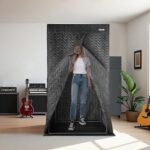 VEVOR Portable Vocal Booth, 6.56 ft Height, Pro-Grade Recording Studio with Travel Bag, Mobile Tablet Stand, Thickened Soundproofing, Sound Isolation Booth for Echo-Free Vocals, Podcasts, Voiceovers - Image 9