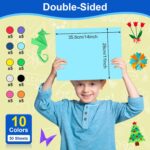 50 Pcs Color Poster Board Paper 11x14, ROOKEA Vision Boards Bulk 230 Gsm Thick Blank Smart Posterboard Card for School Arts Craft Classroom Projects Drawing Scrapbooking Graphic - Image 3