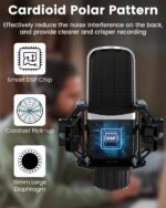Podcast Equipment Bundle, V8 Audio Interface with Cardioid Designer BM800 Mic, Studio Condenser Microphone Perfect for Podcasting, Recording, Singing, Streaming and Gaming - Image 3