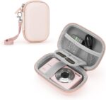 Camera Case for Digital Camera CAMKORY DC403 FHD 1080P/ KODAK PIXPRO FZ55/ FZ45/ STUOGYUM DC402-AF, SD Card Storage Travel Carry Cute Case Bag Small (Pink) - Image 2