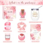 Birthday Gifts for Women, Relaxing Spa Gift Baskets for women, Rose Self Care Get Well Soon Gifts for Her Friend Daughter Sister Wife Coworker Nurse Teacher - Image 7