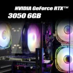 LXZ Gaming PC Desktop, I5-12400F, 2.5GHz, GeForce RTX 3050 6GB, 16GB DDR4 RAM, 1TB NVME SSD, for Gaming and Work, Black - Image 7