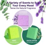 Shower Steamers Aromatherapy 6 Pack Gifts for Women Mom Men, Gifts for Her Stress Relief Home Spa, Birthday Gift Lavender Natural Essential Oil Self Care Relaxation Shower Bombs Teen - Image 3