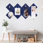 Smarpau Large Cork Board 48"x36", Bulletin Board for Walls, 12 Pack Pin Board Felt Corkboards with 35 Pushpins 50 Removable Security Stickers, Cork Boards for Office Home Decor - Image 5