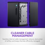 Alienware Aurora Gaming Desktop ACT1250 - Intel Core Ultra 9 285 Processor, Liquid Cooled, NVIDIA GeForce RTX 5080, 32GB DDR5 RAM, 1TB SSD, 1000W Platinum Rated PSU, Win 11 Home - Clear Panel - Image 12