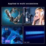 XLR Cables 6ft 6 Pack, XLR Microphone Cable Male Female 6 Color Gold-Plated 3-Pins, XLR to XLR Cable for Microphone, Mixer, Recording Studio- 6 Feet, 6 Pack - Image 6