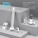 FIFINE Dynamic Microphone with Boom Arm, Studio Vocal XLR Microphone, Podcast USB Mic Kit for PC with Mute Button, Volume Knob, Headphone Jack, for Streaming Recording-AmpliTank K688CT White - Image 10