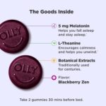 OLLY Extra Strength Sleep Gummy, 5 mg Melatonin, L-Theanine, Chamomile, Lemon Balm, Sleep Aid, BlackBerry - 50 Count - Image 4