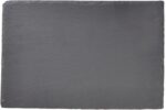 Juvale Set of 6 Black Slate Charcuterie Boards with Chalk, Individual Stone Plates for Cheese, Meat, Appetizers (8 x 11.8 In) - Image 10