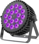LED Stage Lights RGBWA+UV 6-in-1 Par Lights, HOLDLAMP 18X12W High Power Par Can Lighting with DMX Control Sound Activated Uplights for Events Halloween DJ Wedding Stage Party Church Live Show (1 Pack) - Image 2