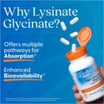 Doctor’s Best High Absorption Magnesium Glycinate Lysinate Supplement - 100% Chelated for Maximum Absorption - Magnesium for Sleep and Muscle Relaxation - 200 Mg Per Serving - 120 Tablets - Image 6