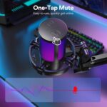 MAONO Gaming USB Microphone, Noise Cancellation Condenser Mic with Mute, Gain, Monitoring, Boom Arm Mic for Streaming, Podcast, Twitch, YouTube, Discord, PC, Computer, PS4, PS5, Mac, GamerWave DGM20S - Image 8